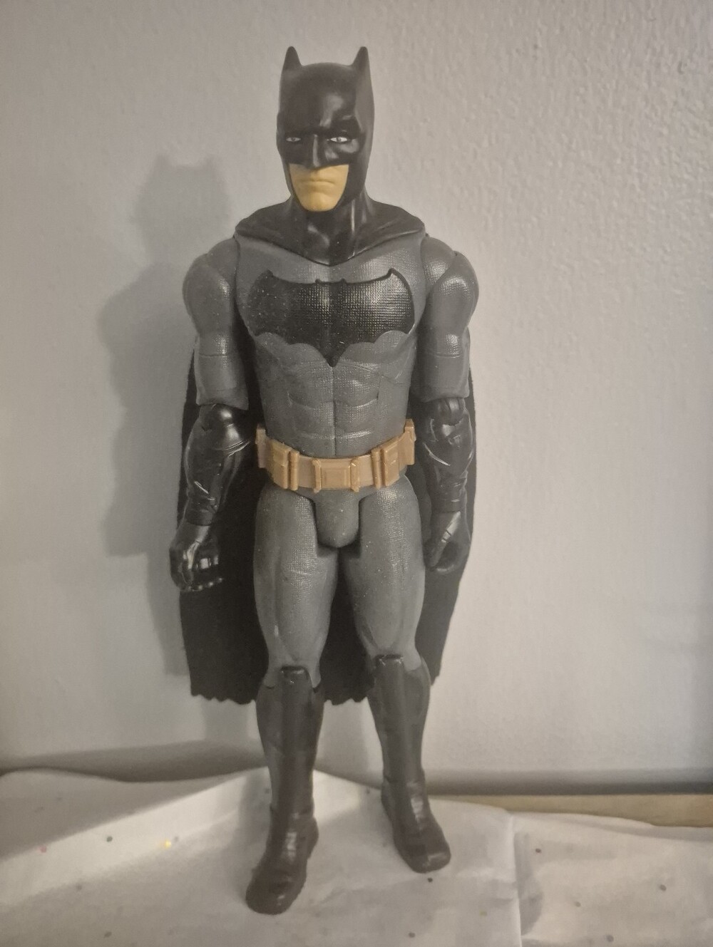 Marvel Batman Figurine Home Accent – Gray, Black, Gold